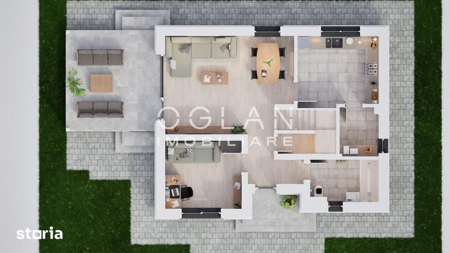 Casă cu 5 camere cu Teren 468 Mp în Central