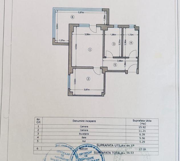 Proprietar – 0% comision | 2 camere mobilat | Bloc 2018 | Etaj 7/8 | 2 lifturi - 15
