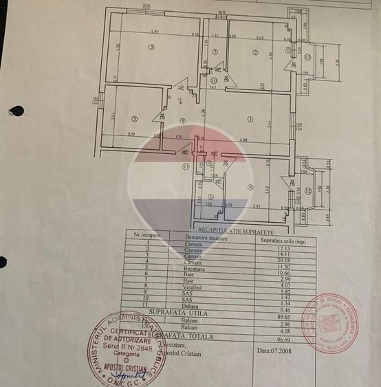 Apartament cu 4 camere decomandat, mobilat în Sebastian