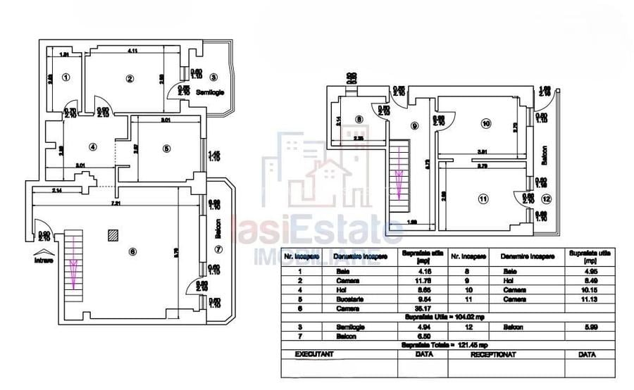 Apartament 4 camere zona Palas - Sf Lazar