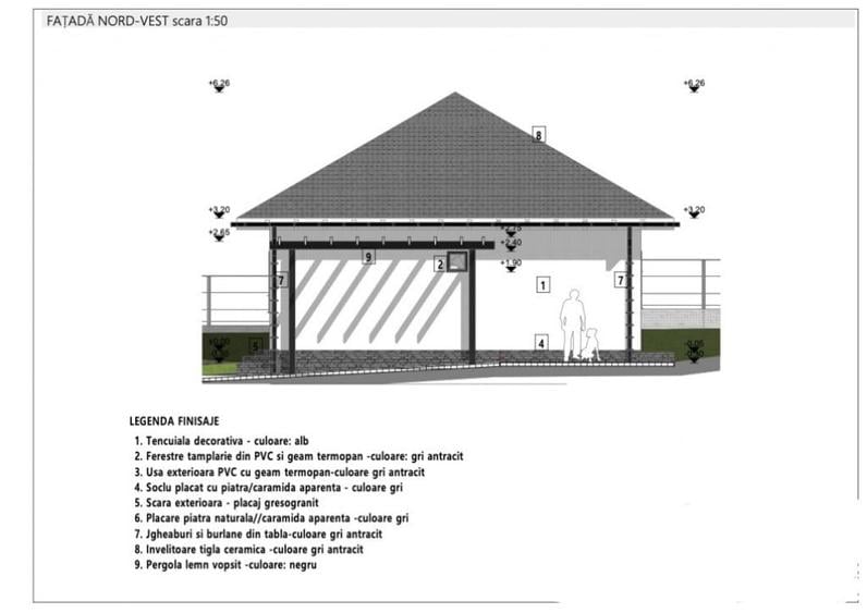 Casa individuala NZEB, 170mp utili, 500mp teren, 3 parcari C - 12