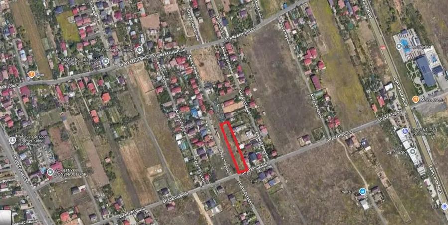 Teren 2000 mp B.Valcii- Str. Plopului - 4