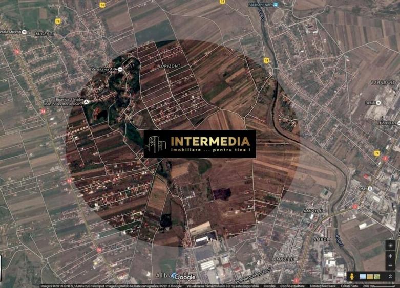 Teren Construcții intravilan de 2040 mp, în Exterior Nord