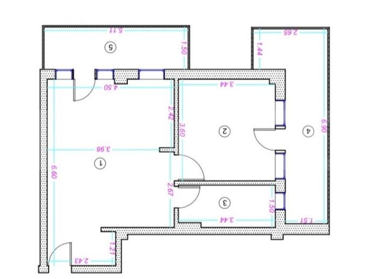 Apartament cu 2 camere semidecomandat în Grigorescu