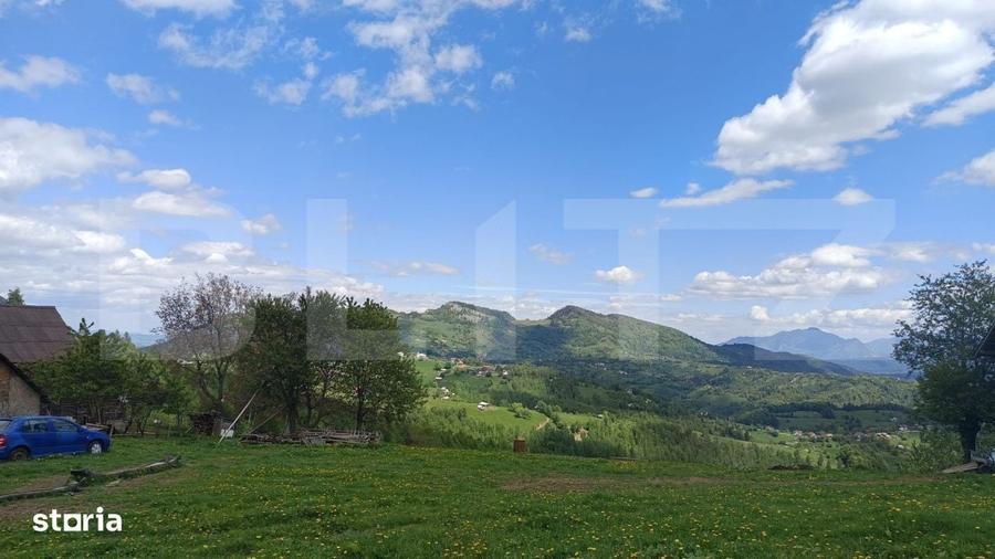 Teren cu fundatie de cabana, intabulat, 1.093 mp Satul Pestera, co - 3