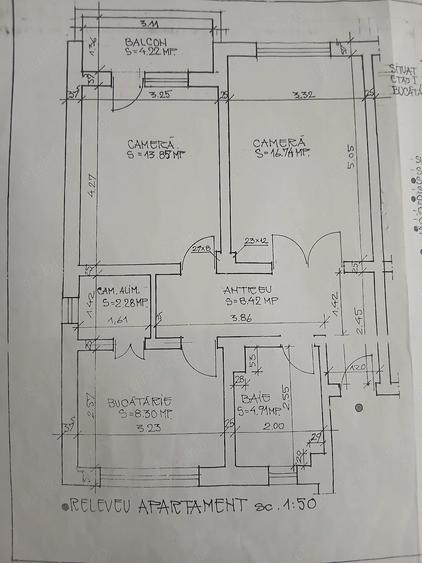 Apartament cu 2 camere decomandat în Calea Aradului