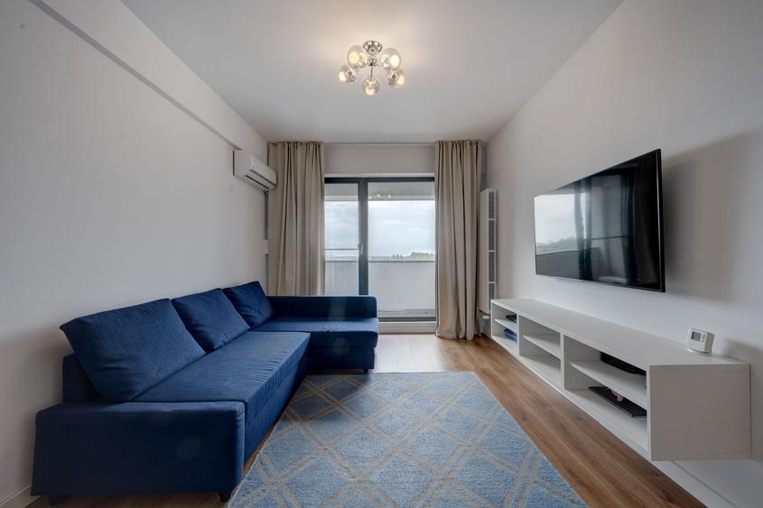 Penthouse cu 2 camere decomandat, mobilat în Apărătorii Patriei