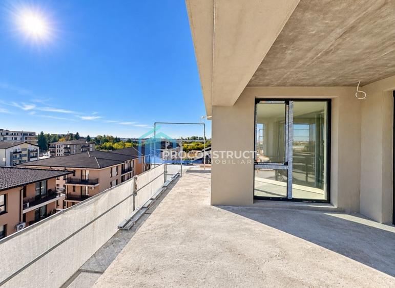 Penthouse cu 3 camere decomandat în Giroc