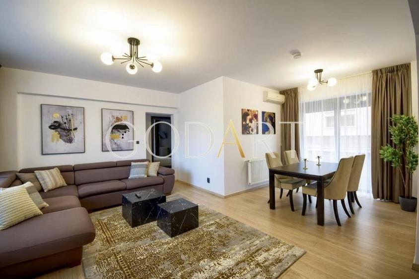 Apartament cu 3 camere decomandat, mobilat în Herăstrău