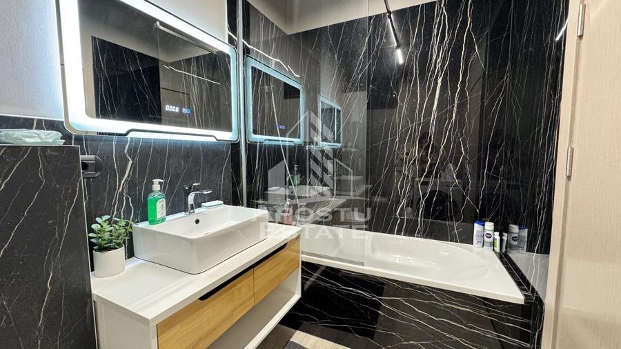 Apartament cu 2 camere semidecomandat, mobilat în Cetății