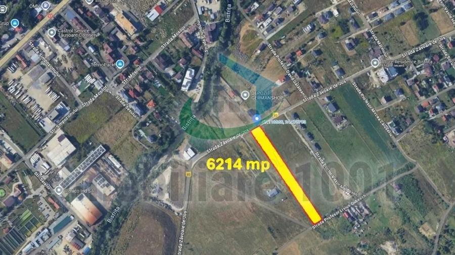 Teren de 6214 mp, în Central