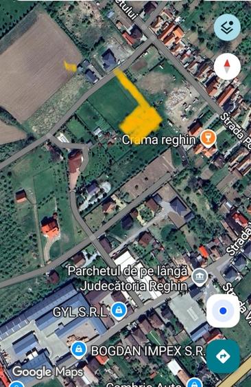 Teren Construcții intravilan de 2296 mp, în Reghin