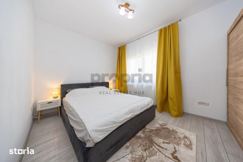Apartament cu 2 camere, mobilat în Sânpetru