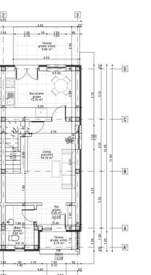Casă individuală cu 3 camere cu Teren 250 Mp în Central