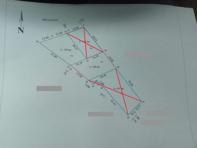 Teren Construcții intravilan de 550 mp, în Aluta