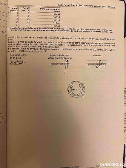 Teren de 10000 mp, în Tăbărăști