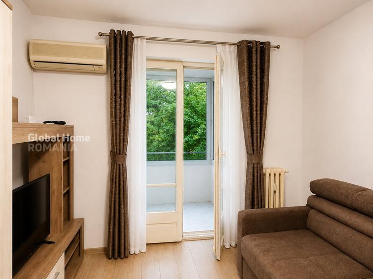 Apartament cu 2 camere semidecomandat, mobilat în Domenii