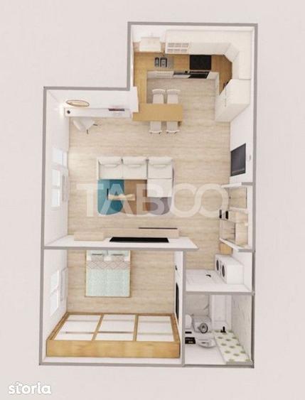 COMISION 0% Apartament cu 2 camere 60 mpu balcon 12 mp Rahovei Sibiu - 11
