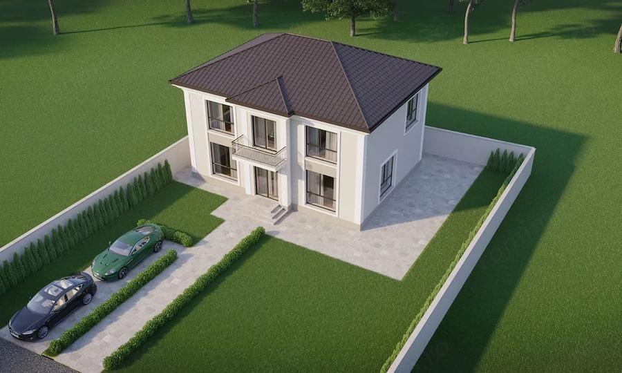 Casă cu 4 camere cu Teren 572 Mp în Cernica