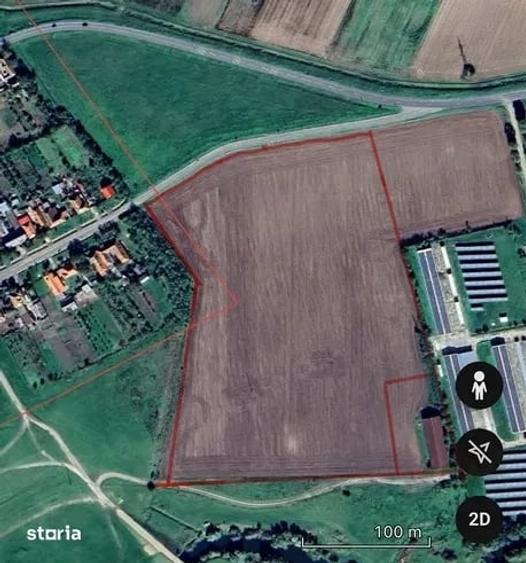 Teren de 500000 mp, în Birda