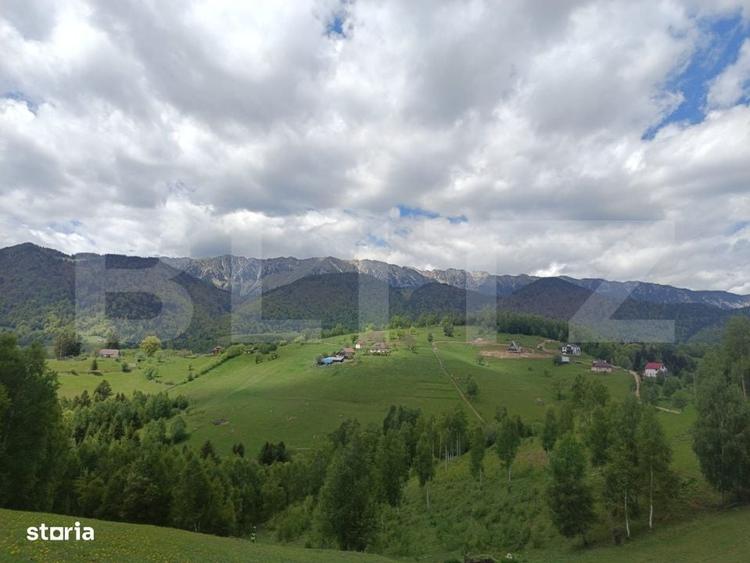 Teren cu fundatie de cabana, intabulat, 1.093 mp Satul Pestera, co - 5