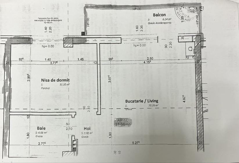 Apartament cu 2 camere decomandat în Florești