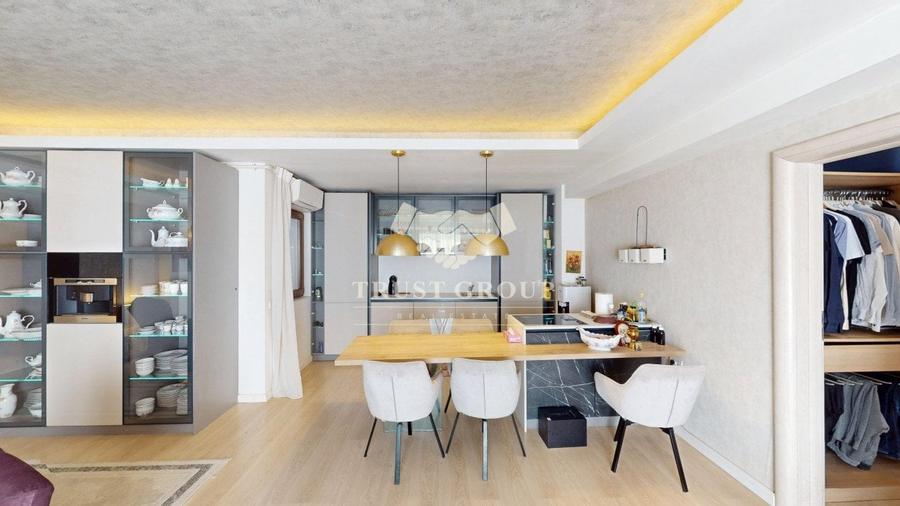 Apartament cu 4 camere decomandat, mobilat în Kiseleff