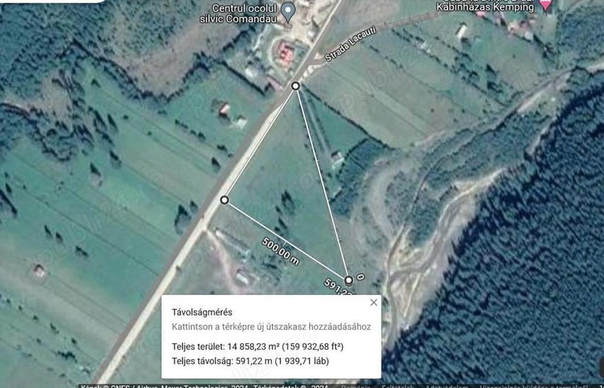 Teren de 2100 mp, în Comandău