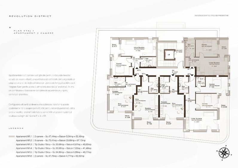 NEW! COMISION 0% - Apartamente de Tip Studio/Birou, 2 si 3 Camere-Mihai Eminescu - 6