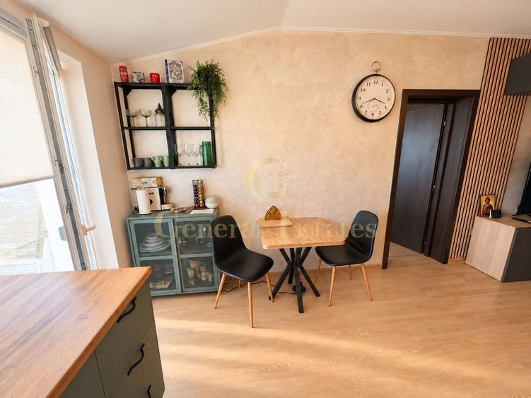 Apartament cu 2 camere semidecomandat, mobilat în Sânpetru
