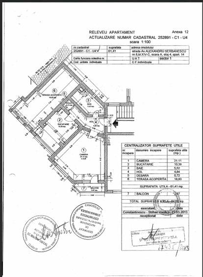 Apartament cu 2 camere decomandat, mobilat în Aviației