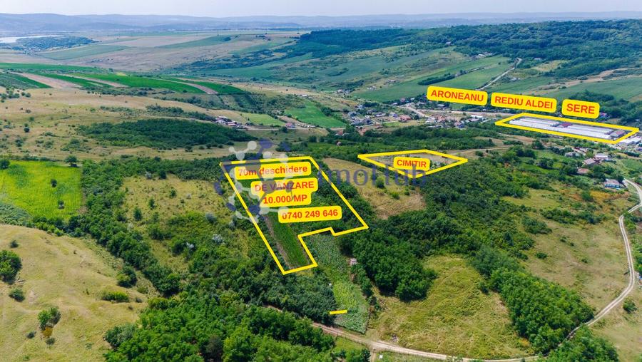 Teren Construcții intravilan de 10000 mp, în Rediu Aldei