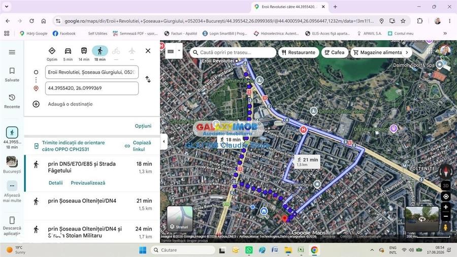 Casă cu 2 camere cu Teren 100 Mp în Giurgiului