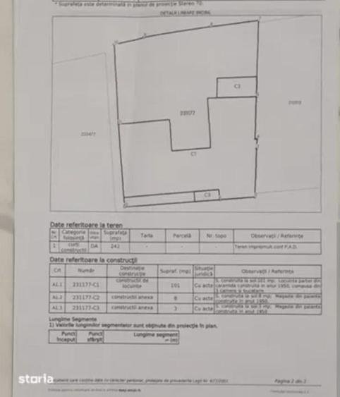 Eroii Revoluției metrou,teren 242mp D/15ml casa - 1