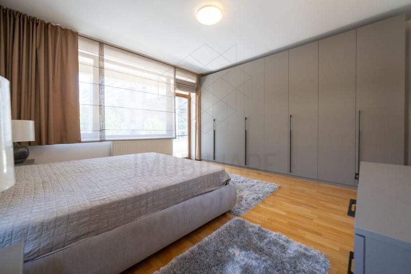 Apartament cu 4 camere decomandat, mobilat în Herăstrău