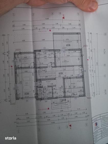Casă cu 5 camere cu Teren 1000 Mp în Baciu
