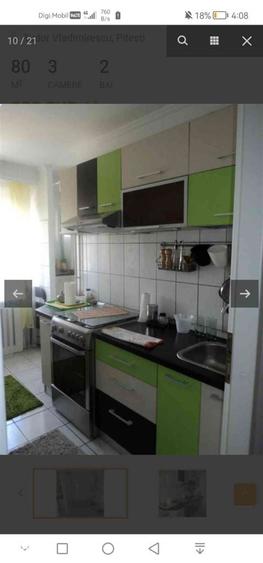 Apartament cu 3 camere decomandat în Tudor Vladimirescu
