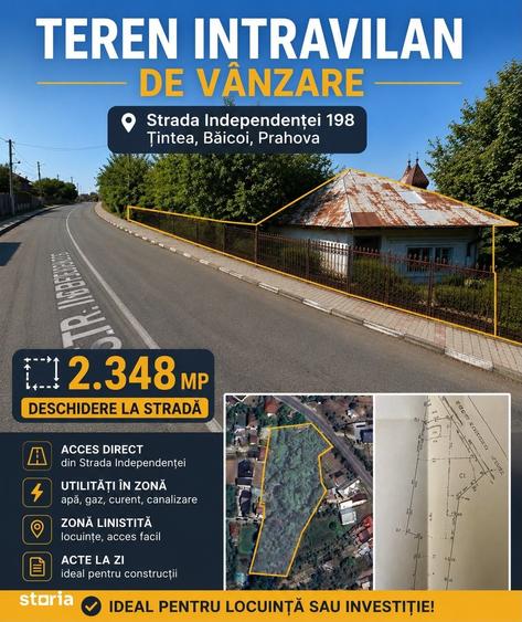 Teren de 2348 mp, în Ultracentral