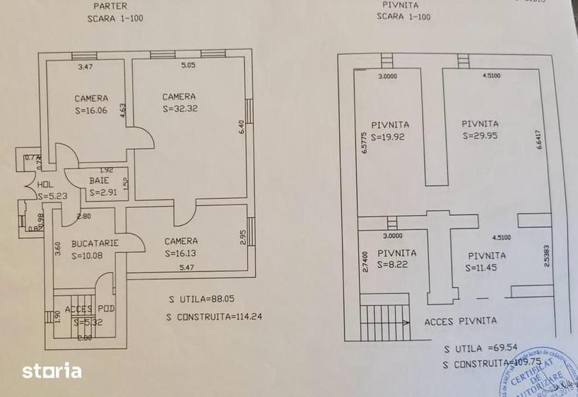 Casă cu 3 camere cu Teren 50 Mp în Central