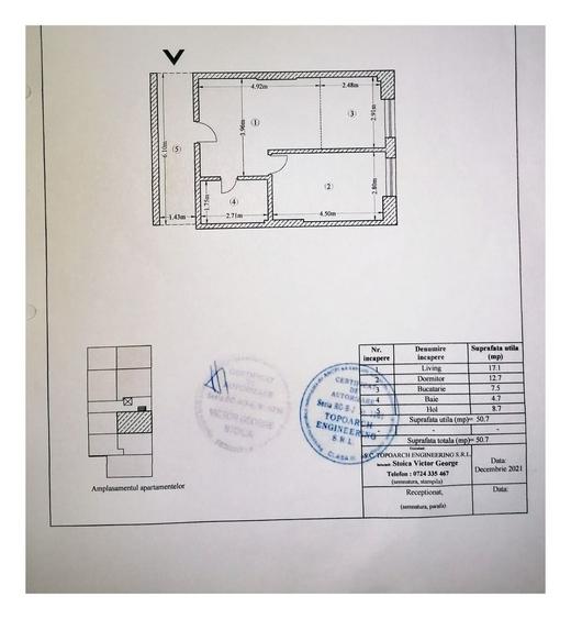 Apartament cu 2 camere semidecomandat în Vitan
