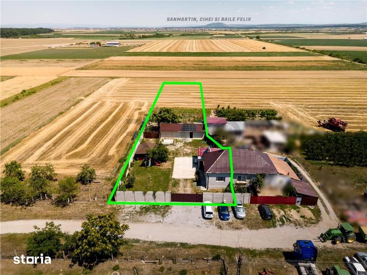 Casă cu 2 camere cu Teren 2000 Mp în Nojorid