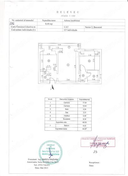 Apartament cu 2 camere semidecomandat în Ștefan cel Mare