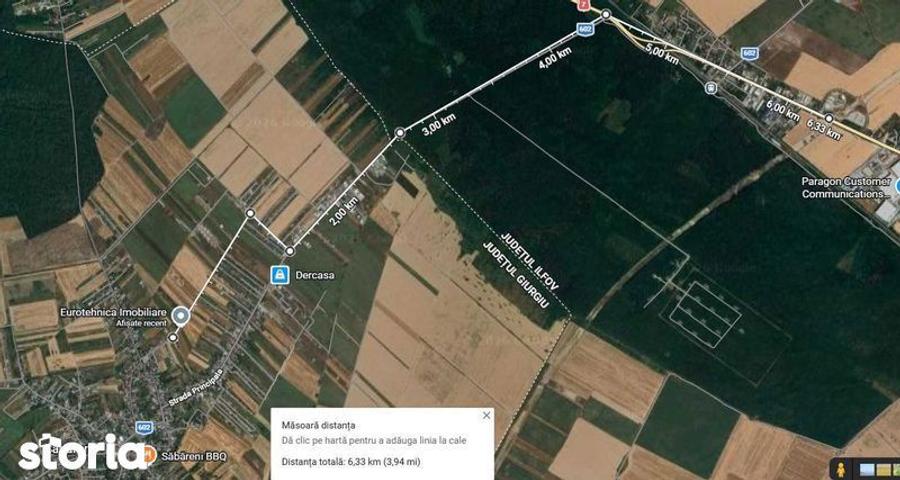 Teren de 1000 mp, în Săbăreni
