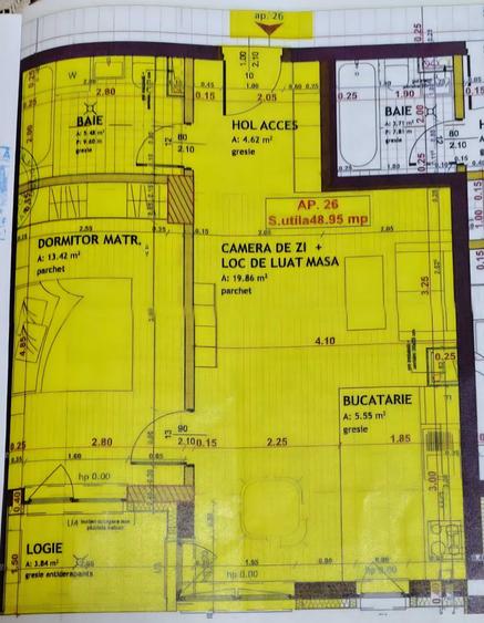 Apartament cu 2 camere în Florești