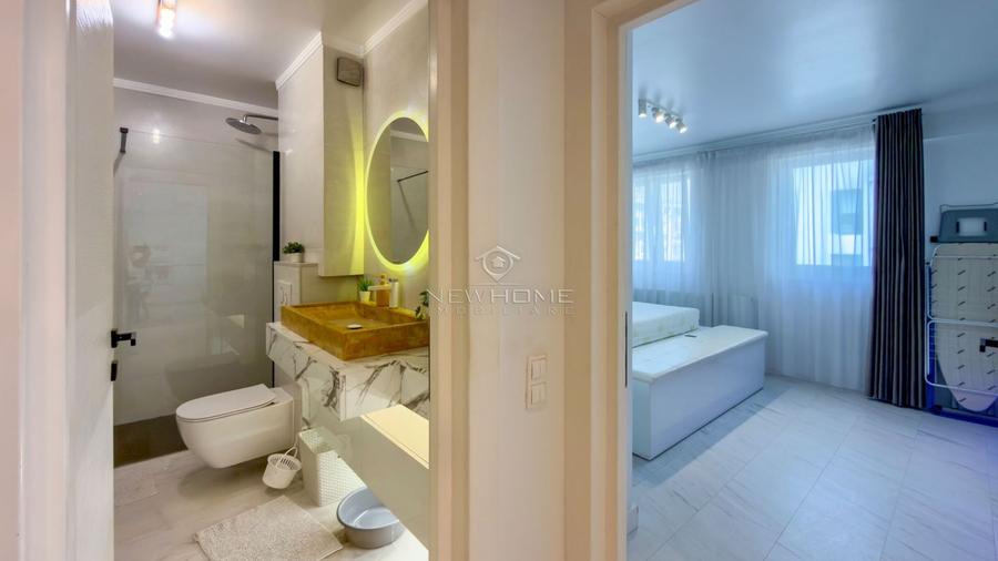Apartament cu 2 camere semidecomandat, mobilat în Între Lacuri