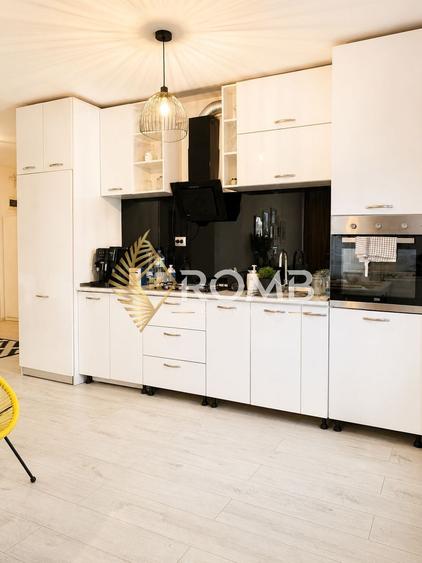 Apartament cu 2 camere semidecomandat, mobilat în Florești