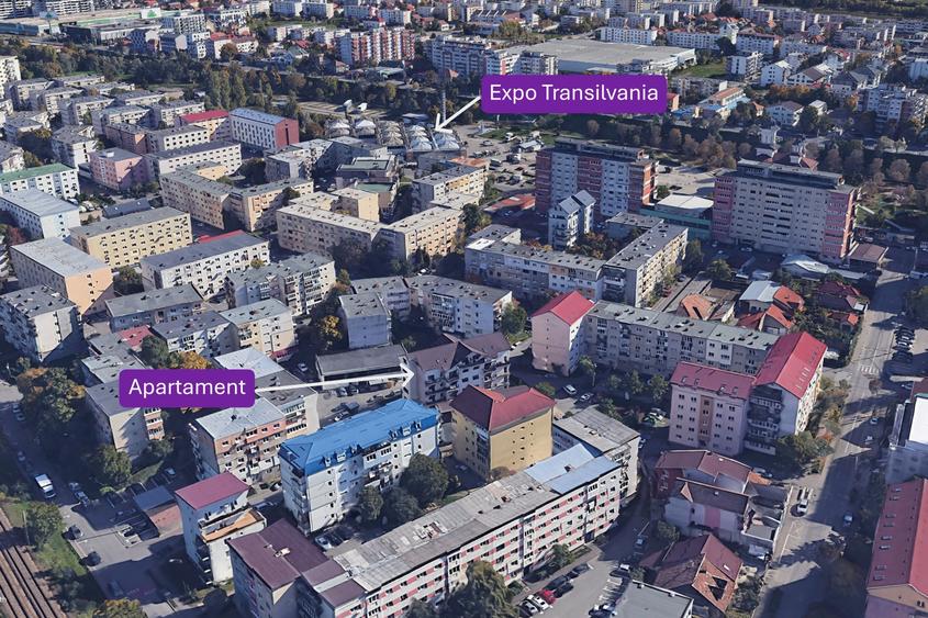 Apartament cu 3 camere semidecomandat în Mărăști