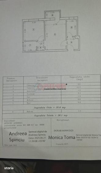 Apartament cu 2 camere în Progresul