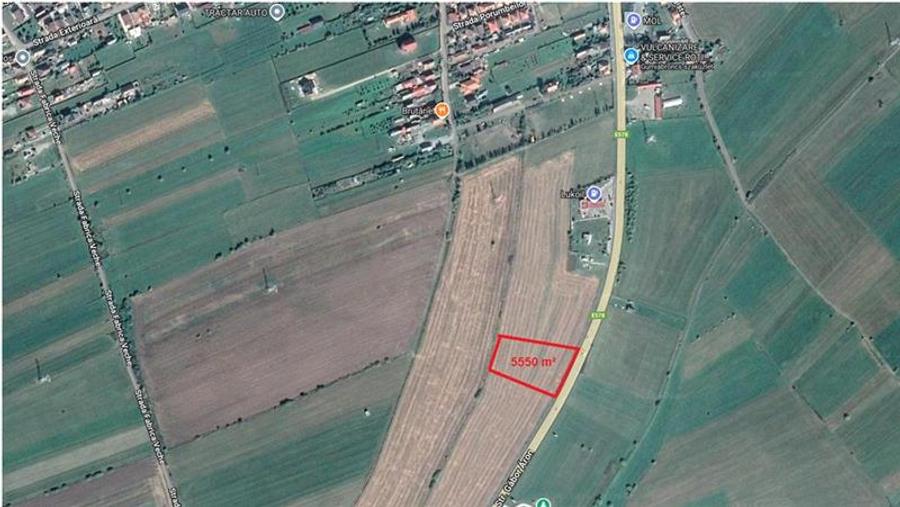 Teren agricol extravilan de 5550 mp, în Sud