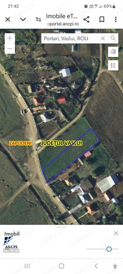 Teren de 2618 mp, în Portari